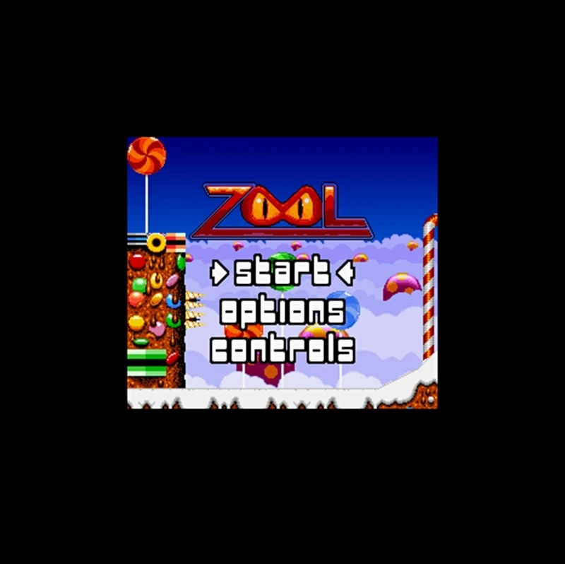 Zool NTSC 대형 회색 게임 카드, 46 핀 미국 게임 플레이어용, 16 비트