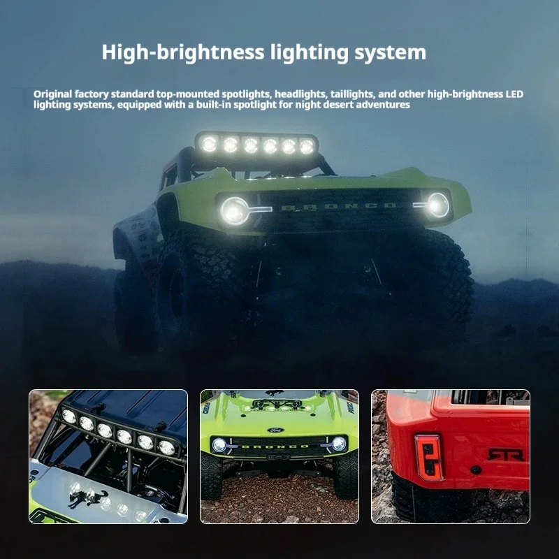 FMS 1/7 4WD RC Professional Brushless High Speed Violent Racing Short Card Remote Controlled Transportation Vehicle Model Gift