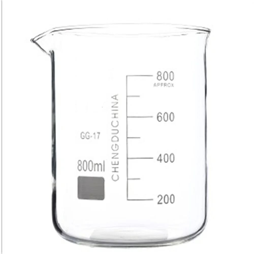 

800mL Glass Beaker Low Form New Chemical Lab Glassware