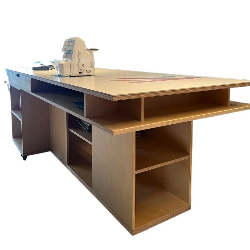

Modern rectangular movable multi-function table, design workbench