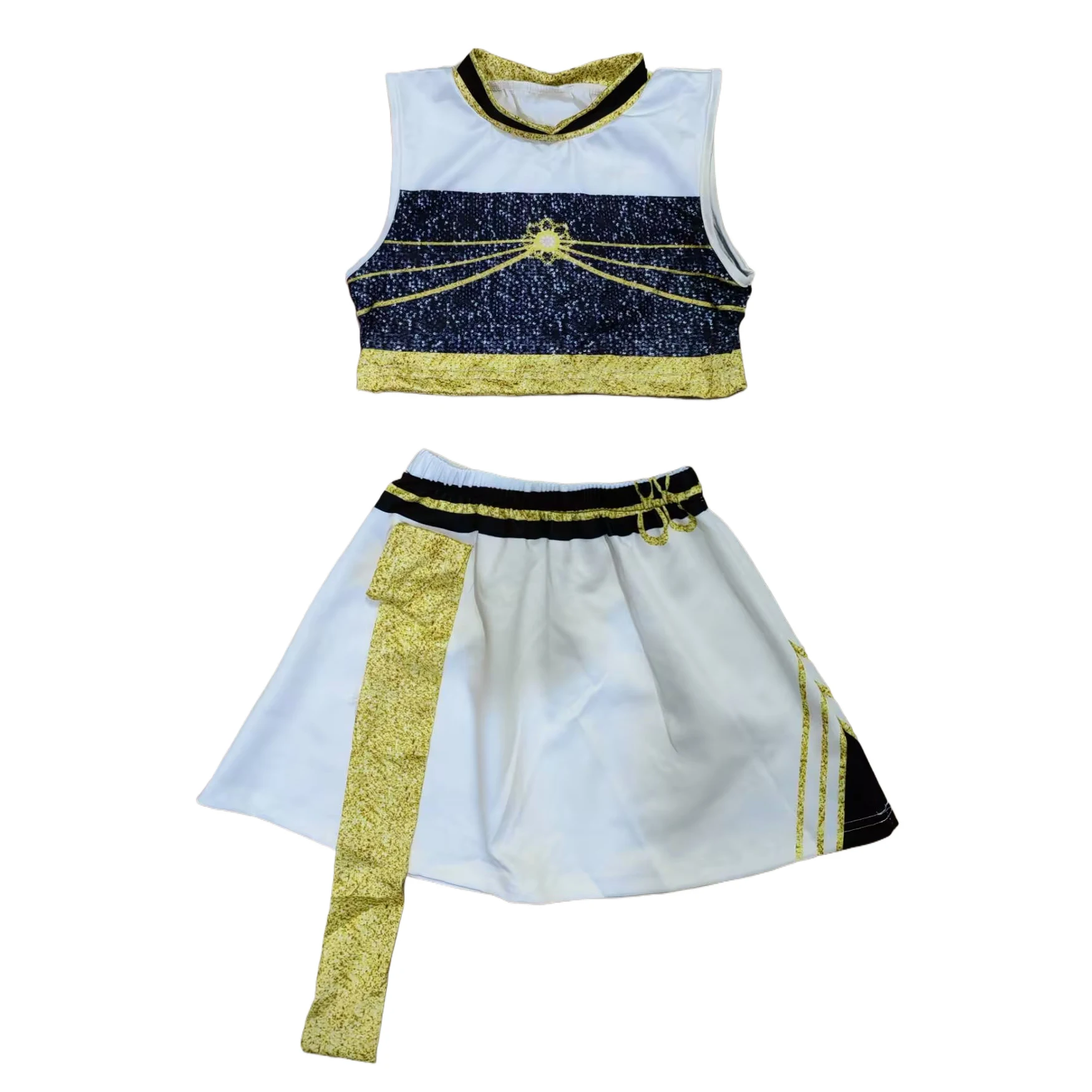 Kpop شيطان هنتر الاطفال زي مجموعة الذهبي هنتركس رومي زوي ميرا تأثيري الفتيات ثلاثية الأبعاد طباعة المرحلة الملابس هالوين حفلة الزي #6