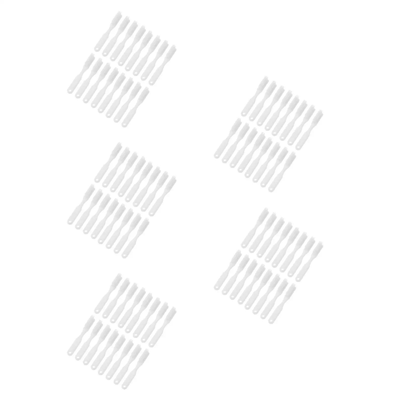 5 قطع 5 قطع من فرشاة أسنان السجن الداخلية المنزلية المريحة للإصبع البشري للاستعمال مرة واحدة