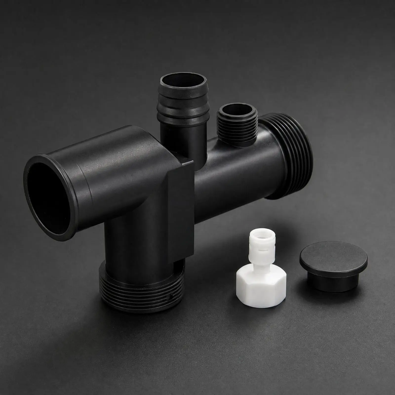 Garbage Disposal Drain Tee | Purified-Water Interface, Drain Tee with Anti-Backflow Structure