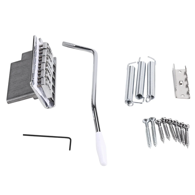 

The New Tremolo Bridge System for SQ Electric Guitar Chrome Silver Guitar Accessories String Spacing