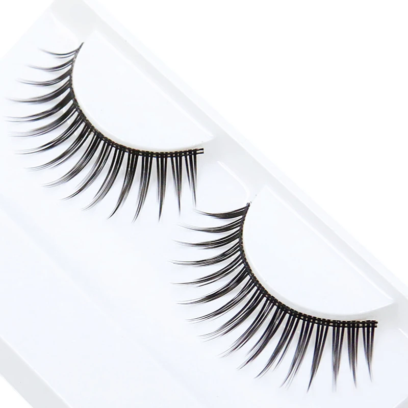 Pestañas postizas cruzadas con diamantes de imitación brillantes, extensión de pestañas largas naturales, Cosplay de Manga, herramientas de
