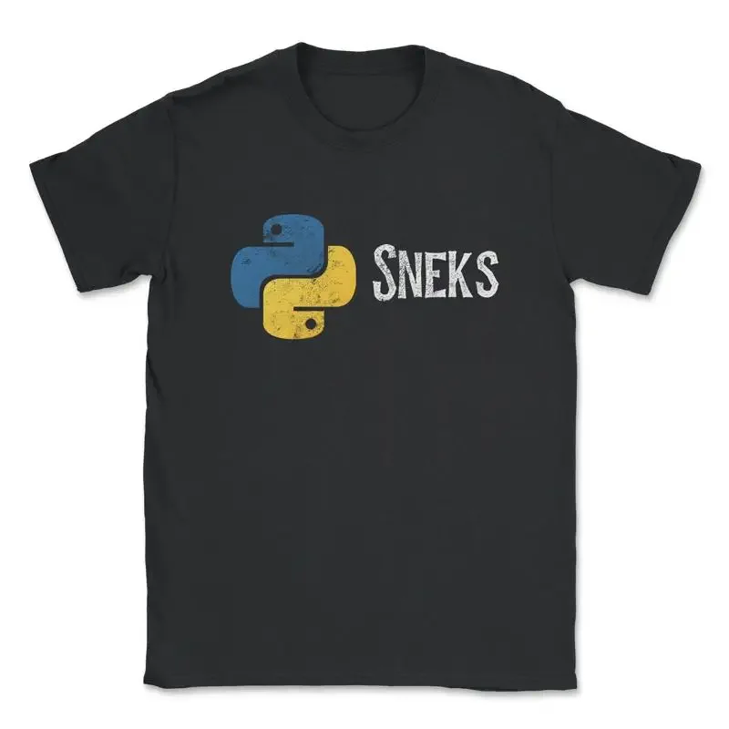 Funny Python Programmer Programming Distressed Vintage design T Shirt