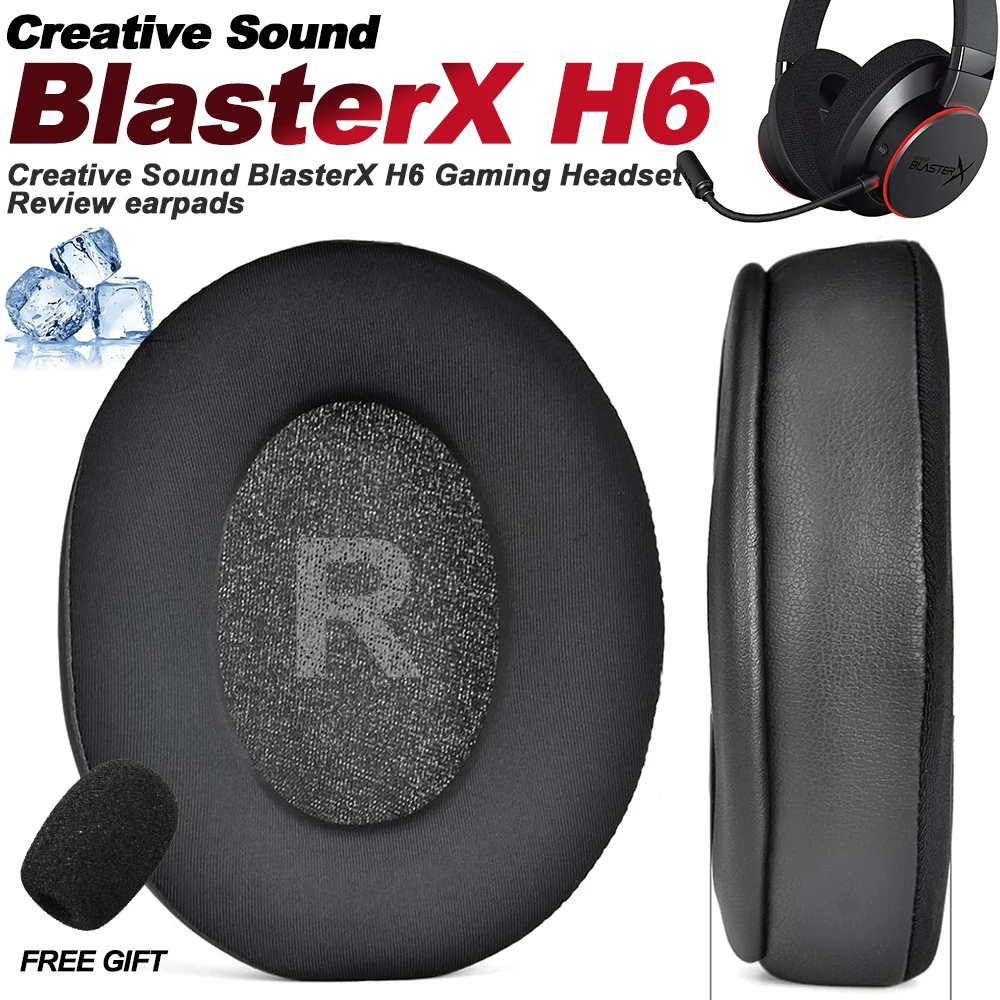 

Сменные амбушюры для Creative Sound BlasterX, универсальные аксессуары, совместимые амбушюры из сетчатой ткани, чехлы с эффектом памяти, губчатые накладки