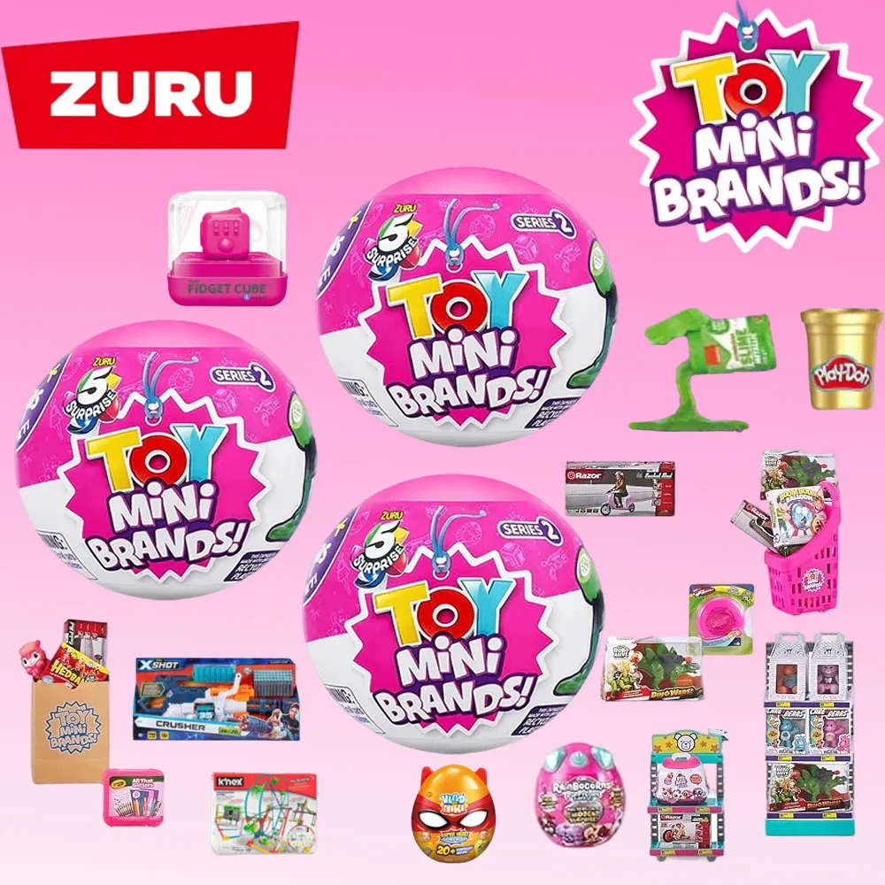 

Zuru 5 Surprise Mini Brands Toys Toy Mini Brands Series 2 Mystery Capsule Mini Toy Store Shopping Accessories Collectibles