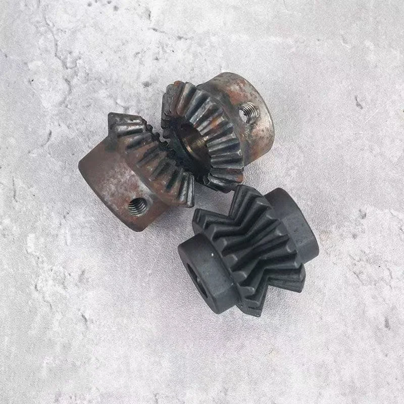 Universal Wire Stripper Feed Wheel Bevel Gear Non-Slip Tapered Wheel V-Groove Wire Guide Wheel 45# Steel with 10mm Standard Bore - view 6