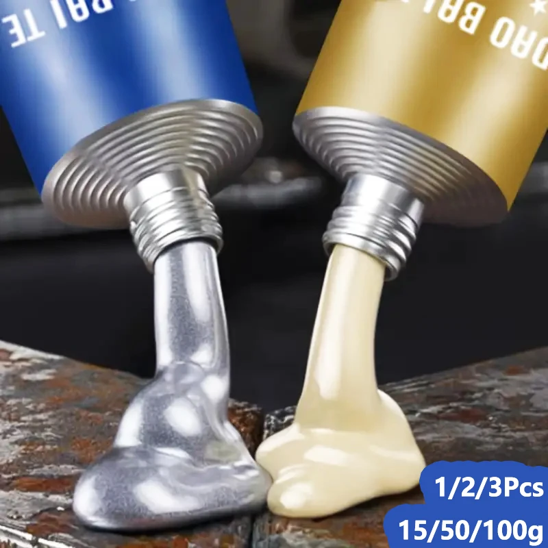 1/2/3pcs High Strength Metal Repair Glue Magic Repair Glue Welding High Temperature Resistant AB Glue for Metal Plastic Wood