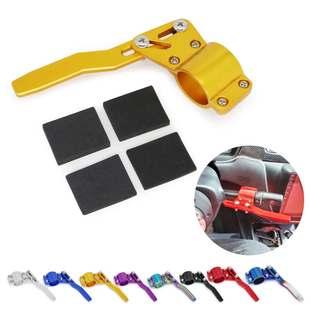 Aluminium Car Styling Adjustment Steering Wheel Turn Rod Extension Turn Signal Lever Position Up Kit Car Accessories