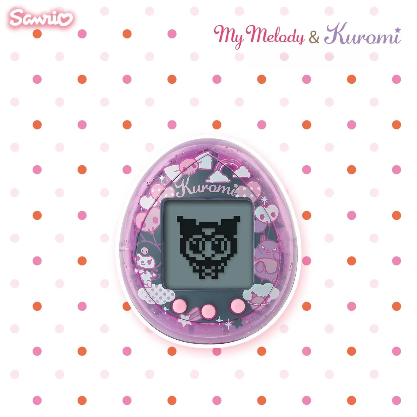 Kawaii Sanrio Characters Tamagotchi Mini Handheld Virtual Pet Console Pompompurin Hello Kitty My Melody Kuromi Pocket Game Toy view 4