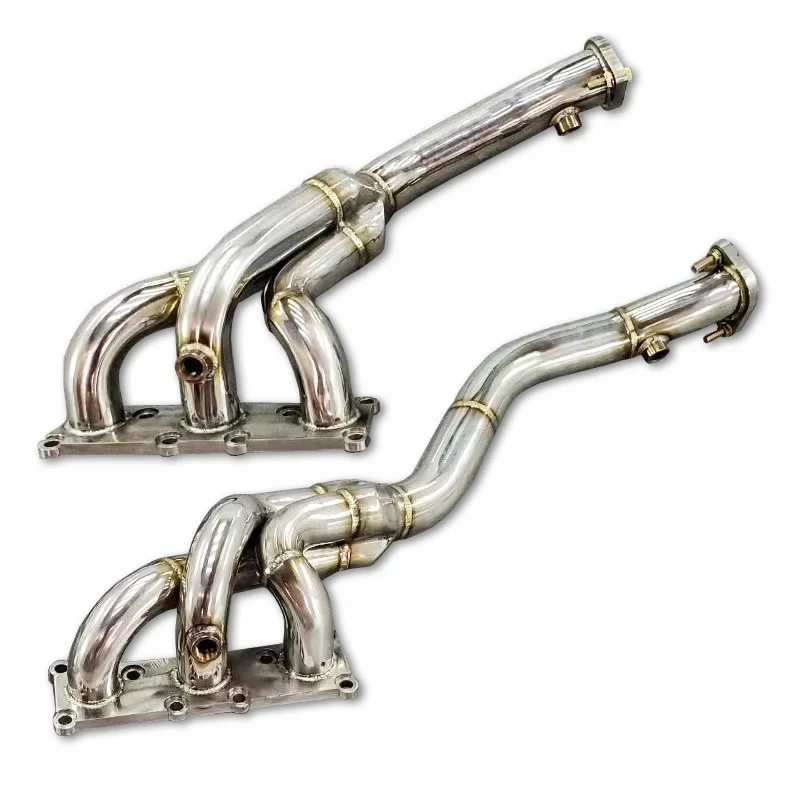 Head Section High flow Pipes Exhaust Pipes branch downpipe Exhaust Pipe with catalyst for BMW 520/523/530 E60 2.5/3.0 2003-2010