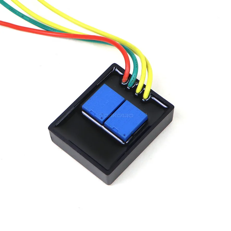 22 Functions 12A 4 Wires Electronic LED Flasher Relay For Honda Kawasaki Suzuki Yamaha Motorcycle Motor Turn Signal Bulb Flash