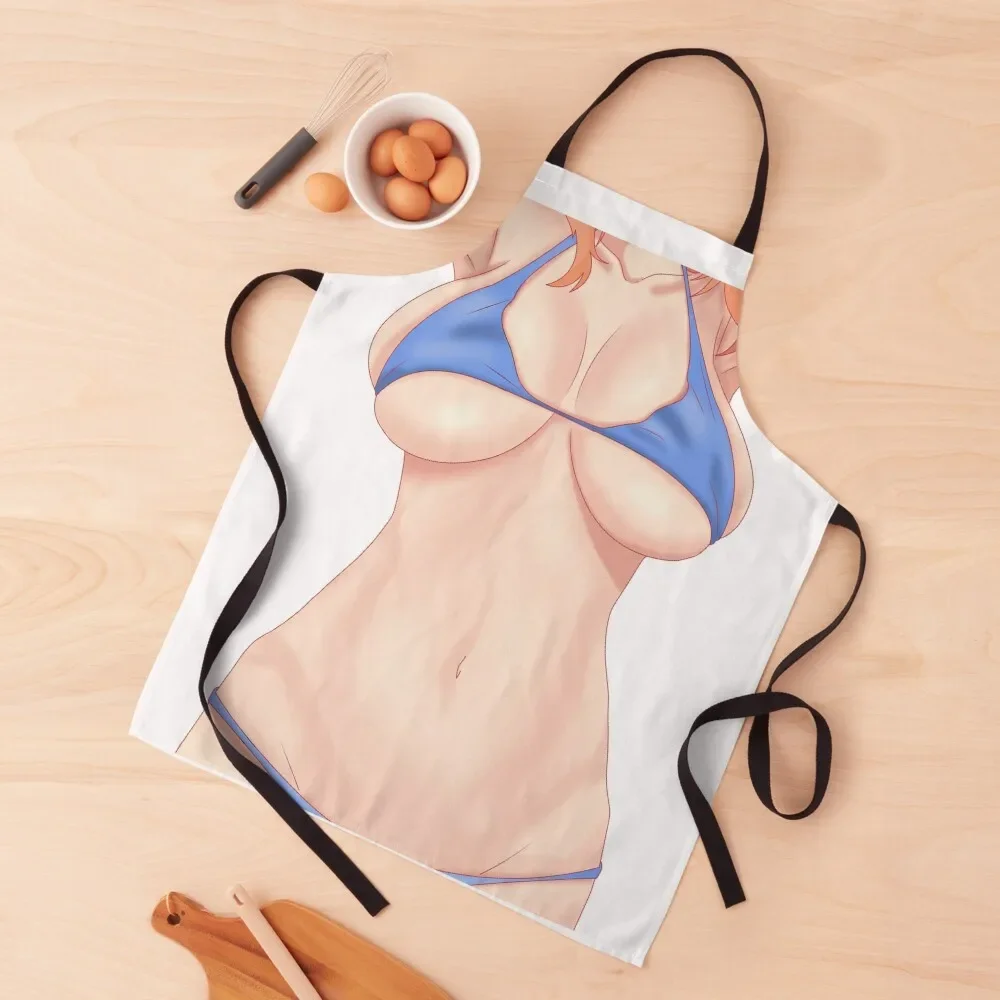 

Sexy anime Bikini Body Cover Up T-Shirt Dress Apron Kitchens Accessories Waiter Uniforms Apron