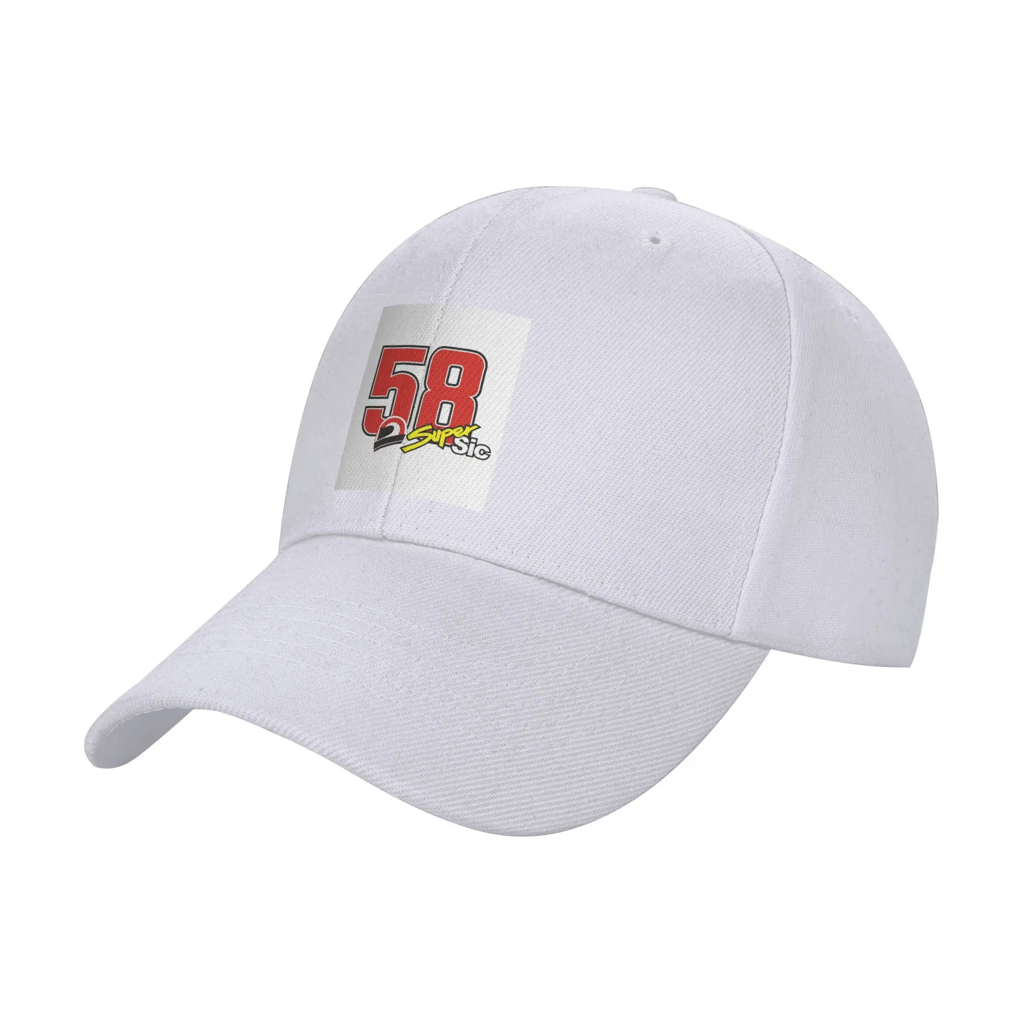 Unisex Baseball Hats Marco Simoncelli 58 Super Sic Outdoor Streetwear Summer Sports Baseball Caps Hip Hop Cap Casquette Hats