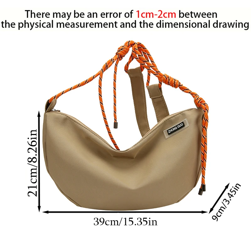 (Please private message customer service) Embroidery graphic DIY customization, knot dumpling bag crossbody bag