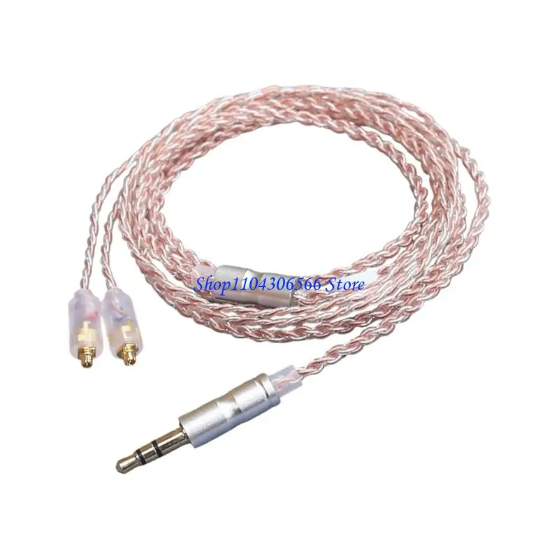 02DD 120cm 3.5mm to MMCX Headphone Cable for Smartphones Players and Audios Devices