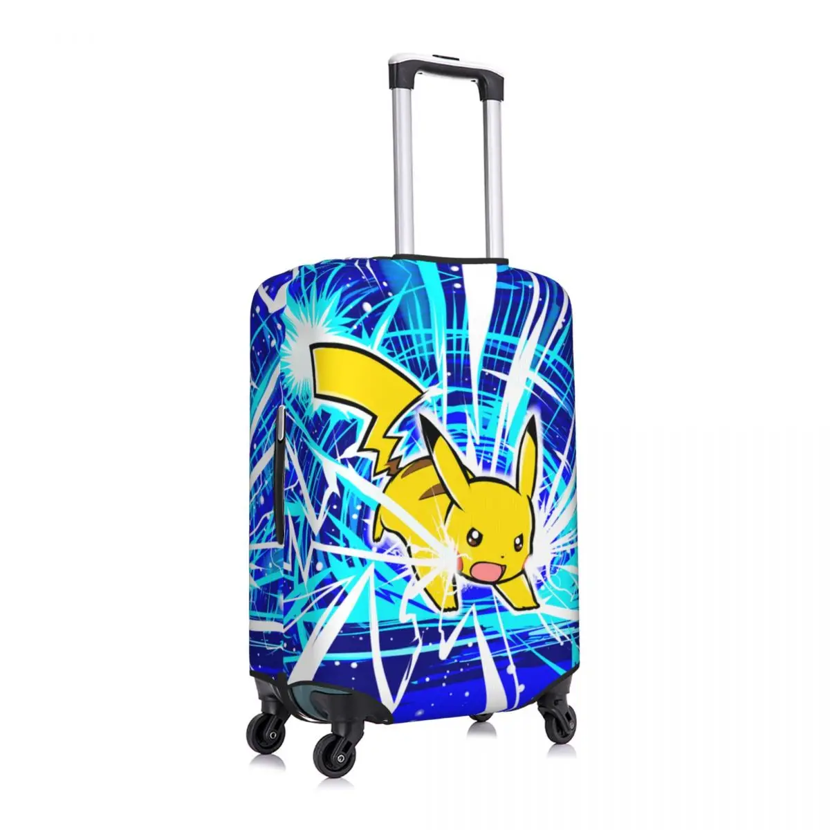 Custom Pokemon Pikachu Luggage Cover Protector Fashion Travel Suitcase Protective Cover for 18-32 Inch