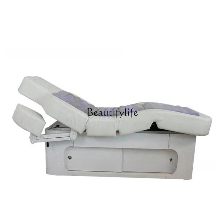 01-Electric beauty bed High-end beauty salon Clubhouse Spa Massage bed Lifting