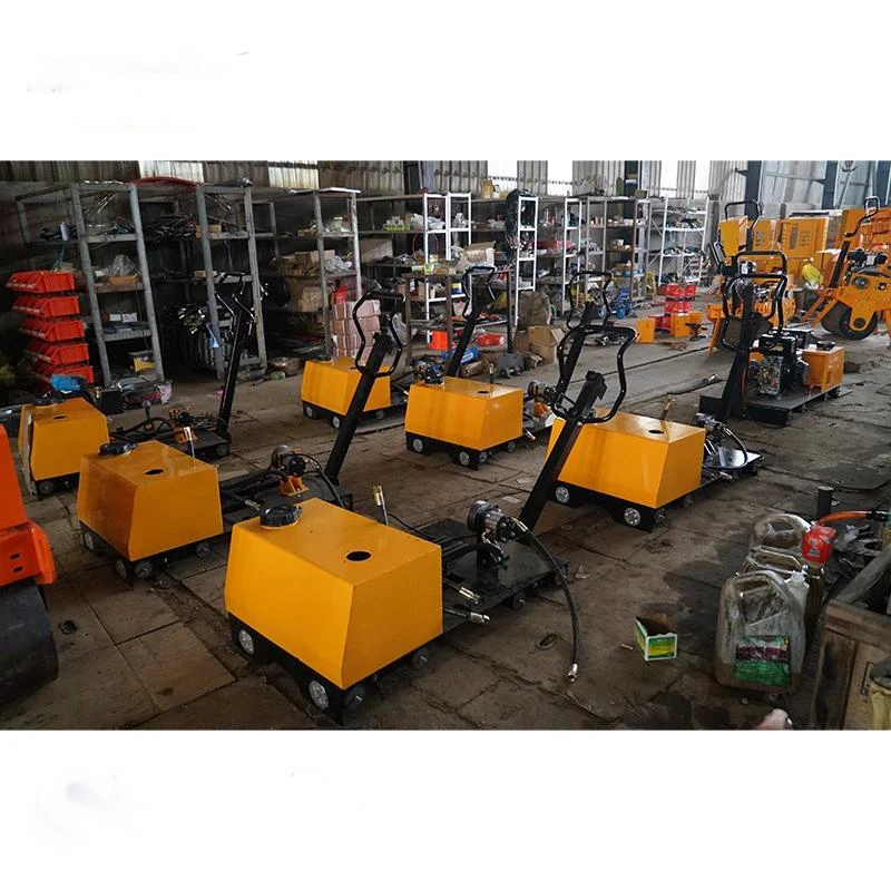 Mini Hand-Operated Road Roller Compactor with Double Drum Huade Hydraulic Pump Motor Engine Bearing-Core Components for Sale