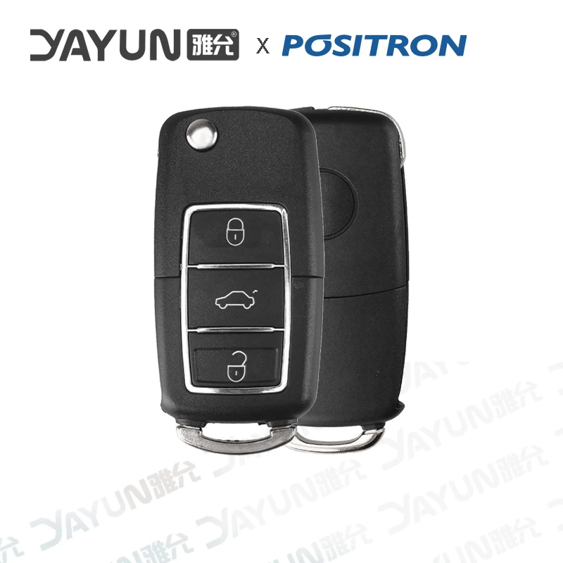 YAYUN Modified Knife Key VW-03P Positron Flex Alarm Buttons New and Old Line Up to 293 300 330 360 Free Shipping