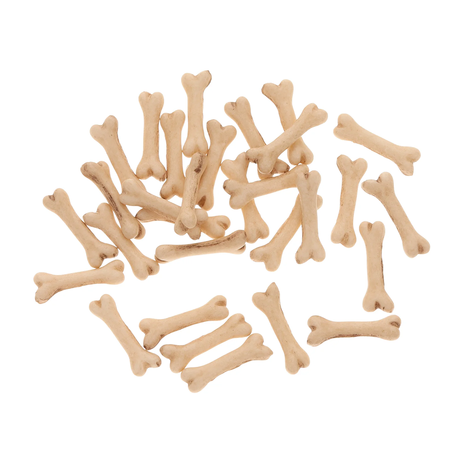 30 Pcs Cutting Machine Halloween Bone Model Man Cookie Cutters Bones Resin Dollhouse Accessories