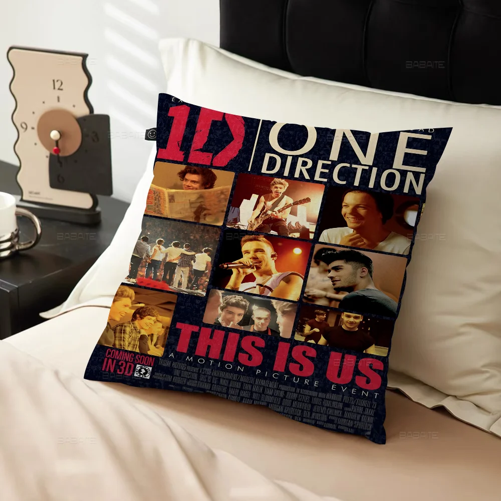 O-one Band Directions Music Pillow Cover Design Cushion Cover Decor Holiday Decorati