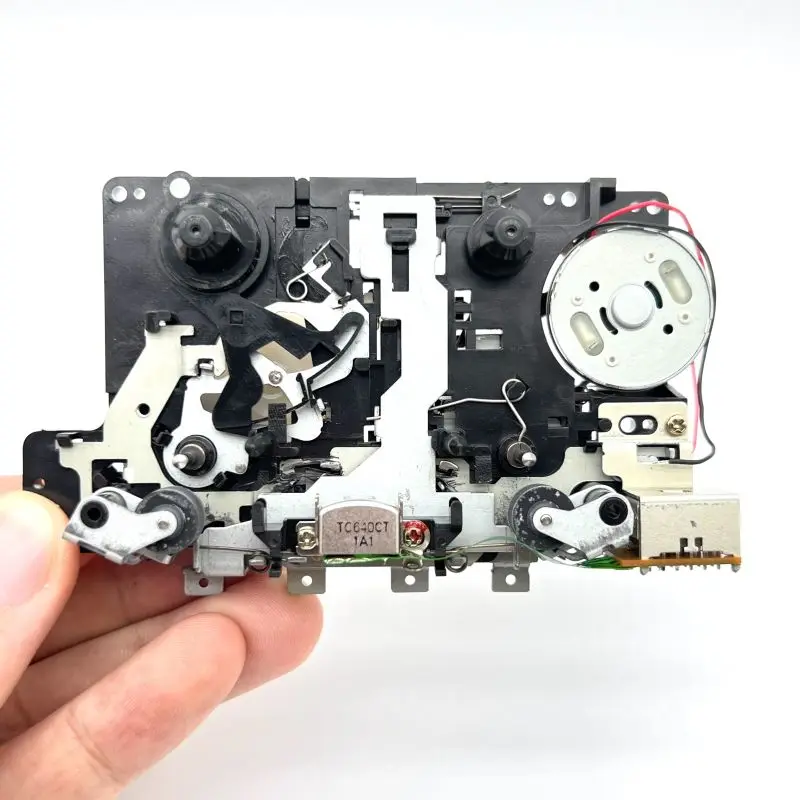 1Pcs Brand New Cassette Tape Recorder Deck Movement For Walkman Repeater Audio Player Magnetic Head Motor Gear Accessories