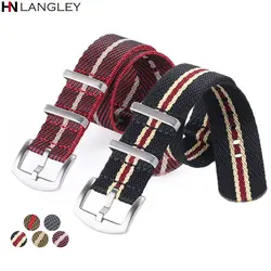 Quality Nylon Watch Strap 18 20mm 22mm for Omega for Tudor for Seamaster 300 Band Men Sport Bracelet for Seiko for Samsung Watch