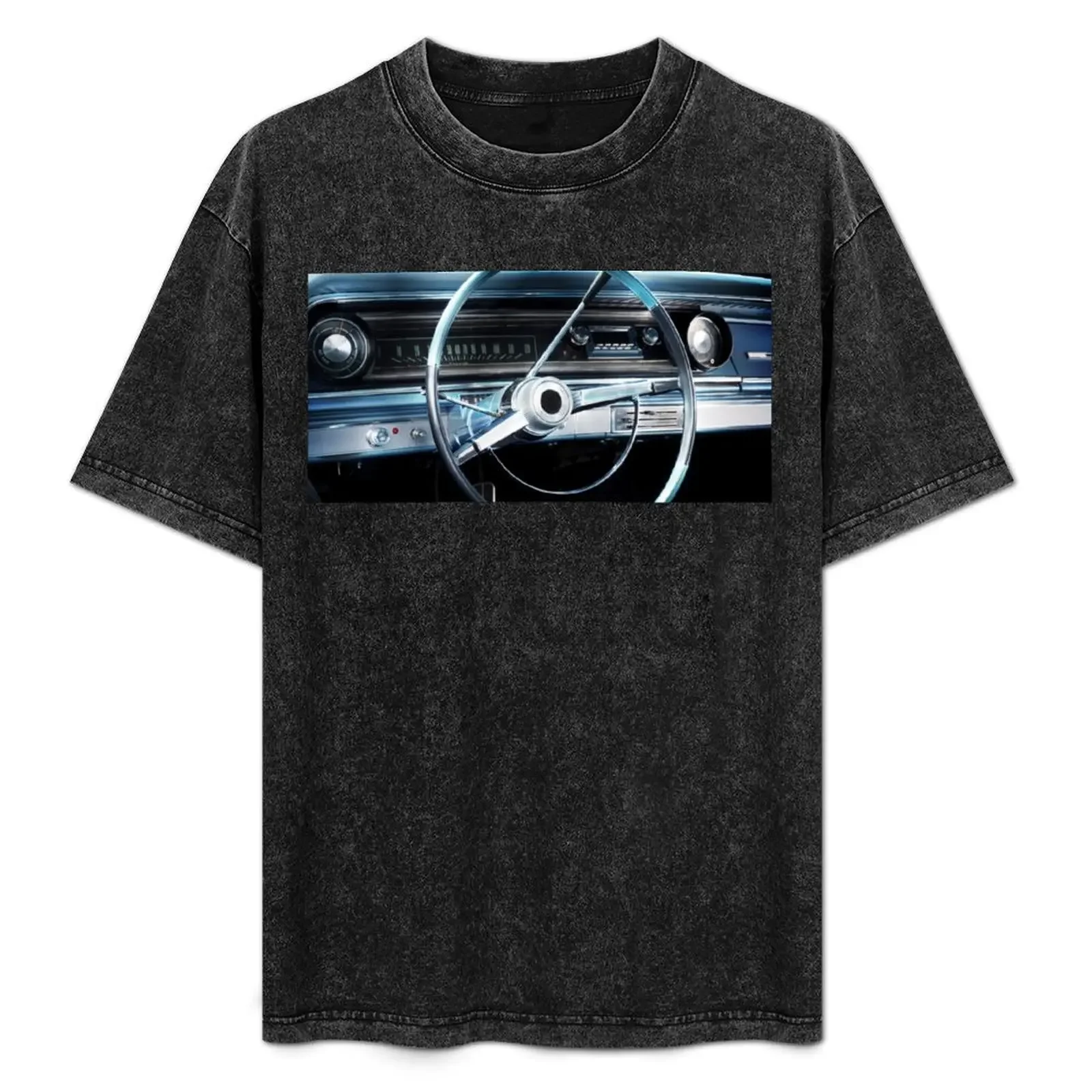 

Classic Car Impala 1965 T-Shirt plain shirts graphic plus size clothes man clothes plain black t shirts men