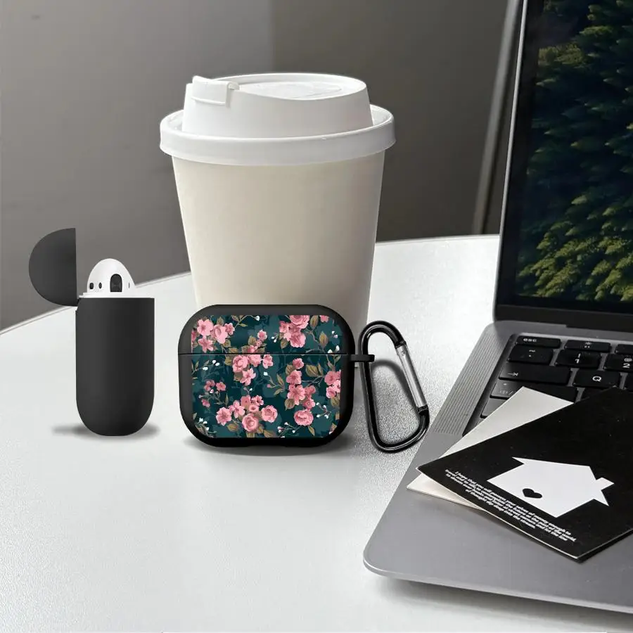 Case For Airpods 4 Pro 2 Pro2 3 Pro3 1 Earphone Cases Cover Little Floral Patterns Fashion view 4