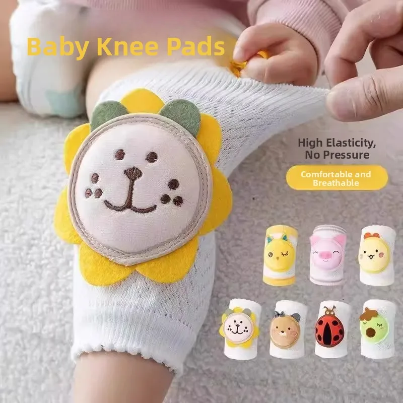 

Baby Knee Pads Thin Summer Crawling Anti-Fall Leg Protection Non-Tightening Child Safety Gear Knee Caps Covers for Toddlers