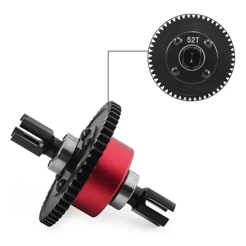 ABXE-RC Car Upgrade Medium Deviation Large Teeth 52T For ARRMA 1/8 Kraton Senton Talion Typhon OUTCAST RC Car Accessories