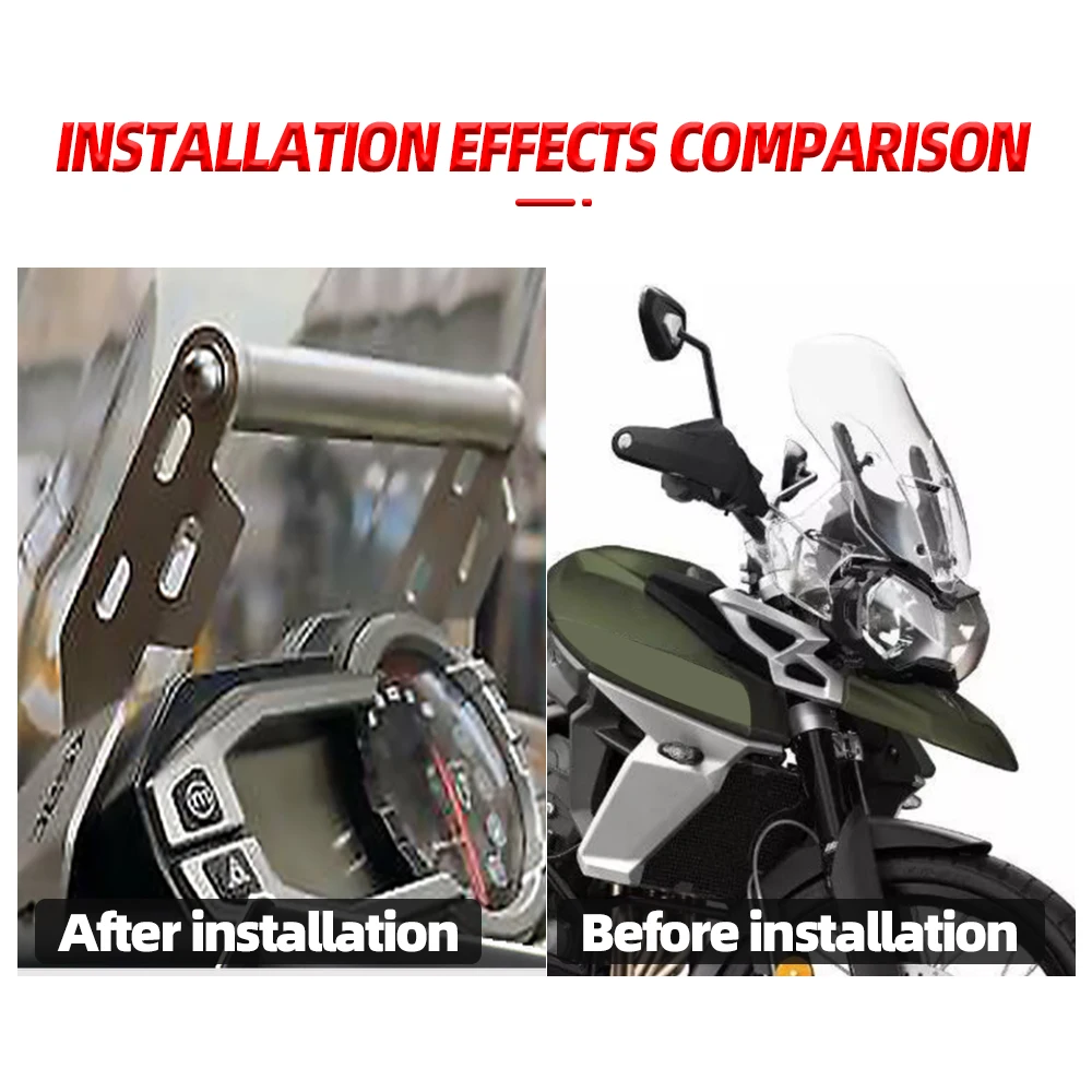 Motorcycle Navigation GPS Holder Bracket Plate For TRIUMPH Tiger 800 XCX XRX 2015 2016 2017 Tiger 800 XC XR 2013 2014