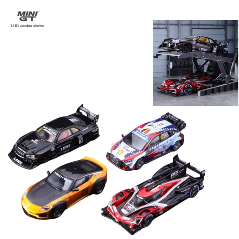 

In stock: 1:64 Nissan LB 837 Akula ARX die-cast miniature alloy car model, boy gift toy, adult collectible display item.
