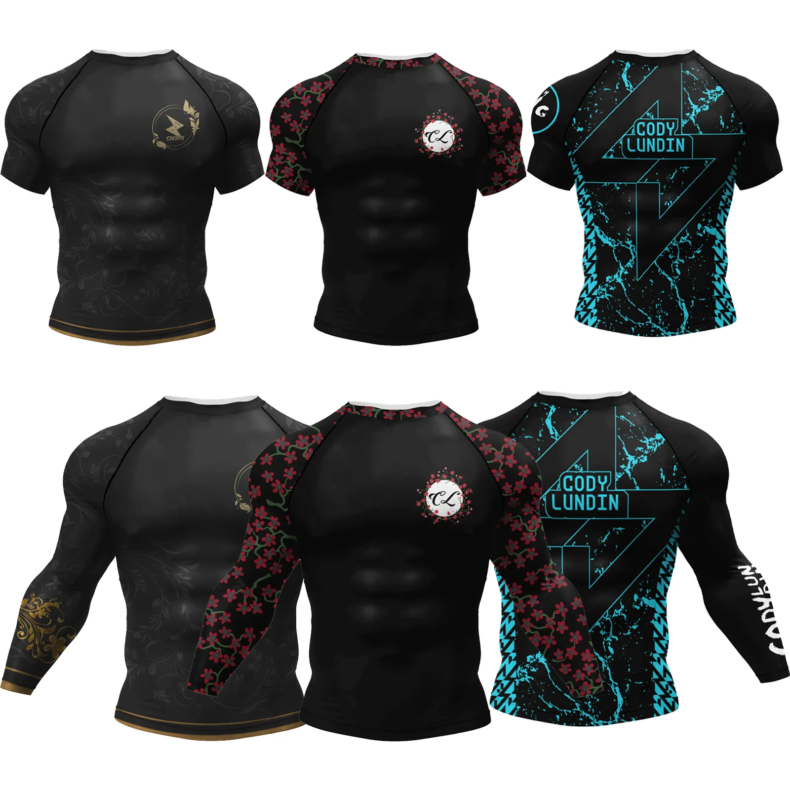New Men\'s Fighting Wear Compression jiu jitsu Bjj Long Sleeve Rashguard No Gi Boxing Grapplin Jersey Sports Athletic baselayer