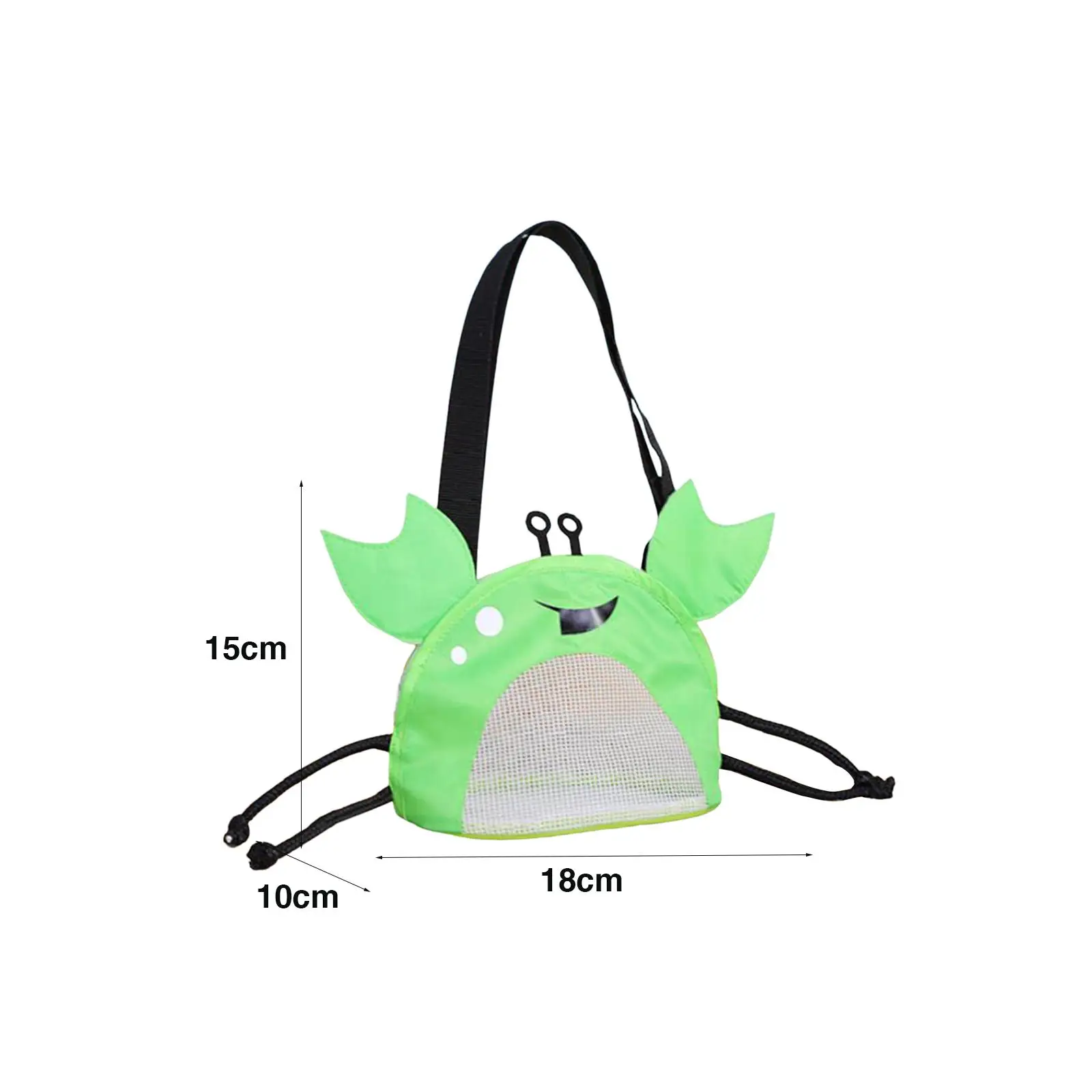 Beach Mesh Bag for Holding Beach Toys Seashell Bag Kids Girls Beach Toy Bag