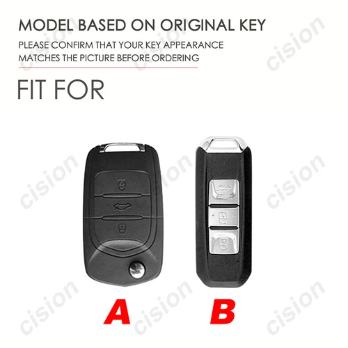 Imagen 2 del producto Suave TPU Smart Flip mando a distancia de coche Fob Shell funda con soporte cadena Protector completo llavero para Chevrolet Chevy Groove Captiva