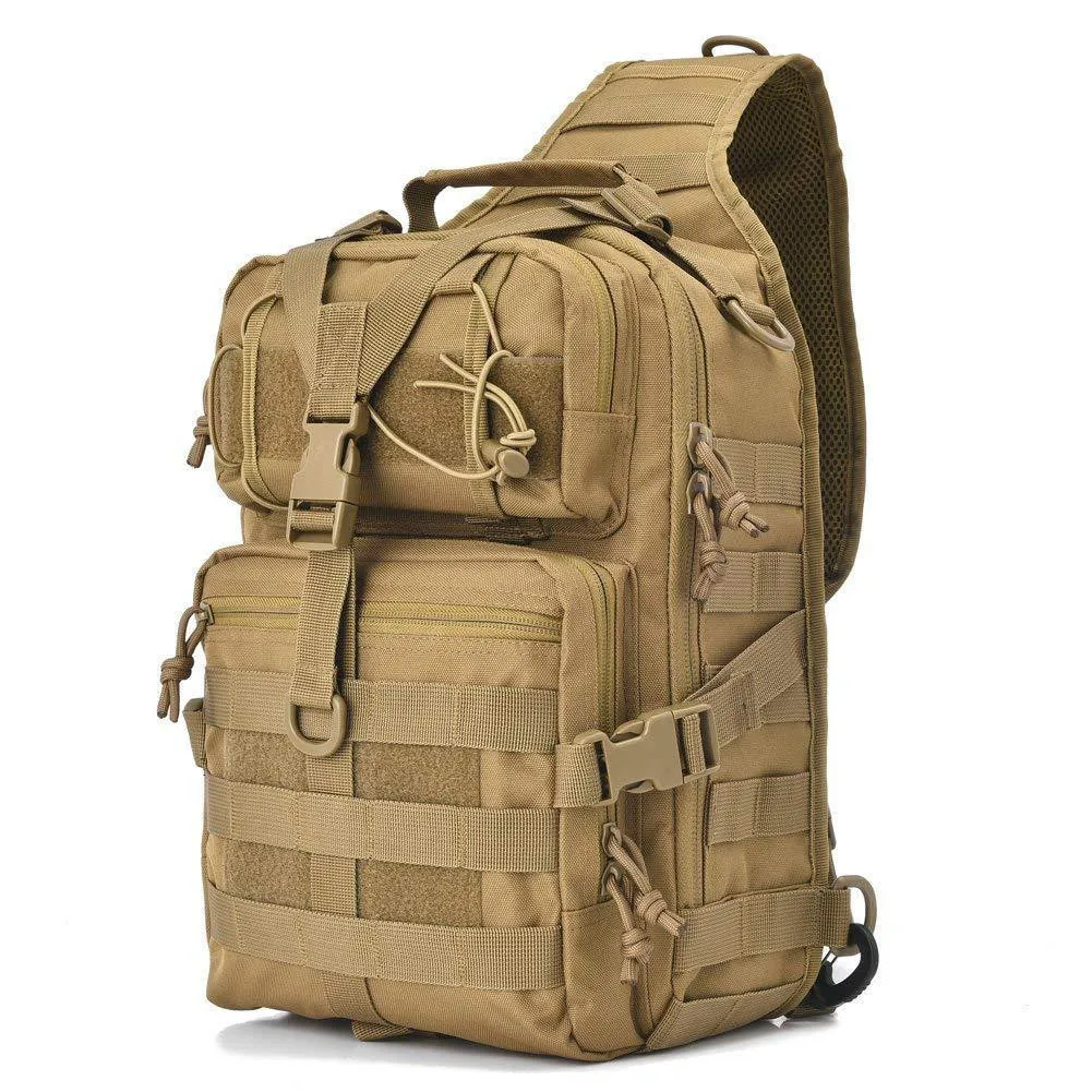 

Tactical Backpack Military Assault EDC Rucksack Men Outdoor Sling Bag Hunting Hiking Climbing Utility Camo Molle Bag