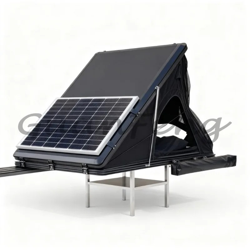 3-4 Person Aluminum Camper Roof Tent  , 4x4 Offroad Overland Awning Tent for Vehicle Camping