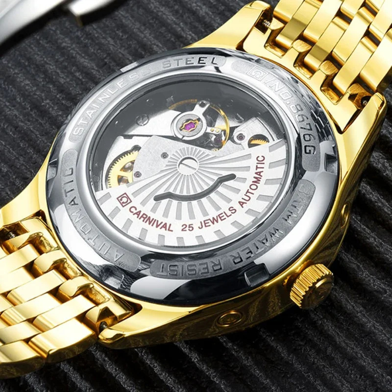 IW Карнавальные механические наручные часы Роскошные аксессуары для мужчин Сапфировое зеркало Светящиеся водонепроницаемые модные часы в деловом стиле