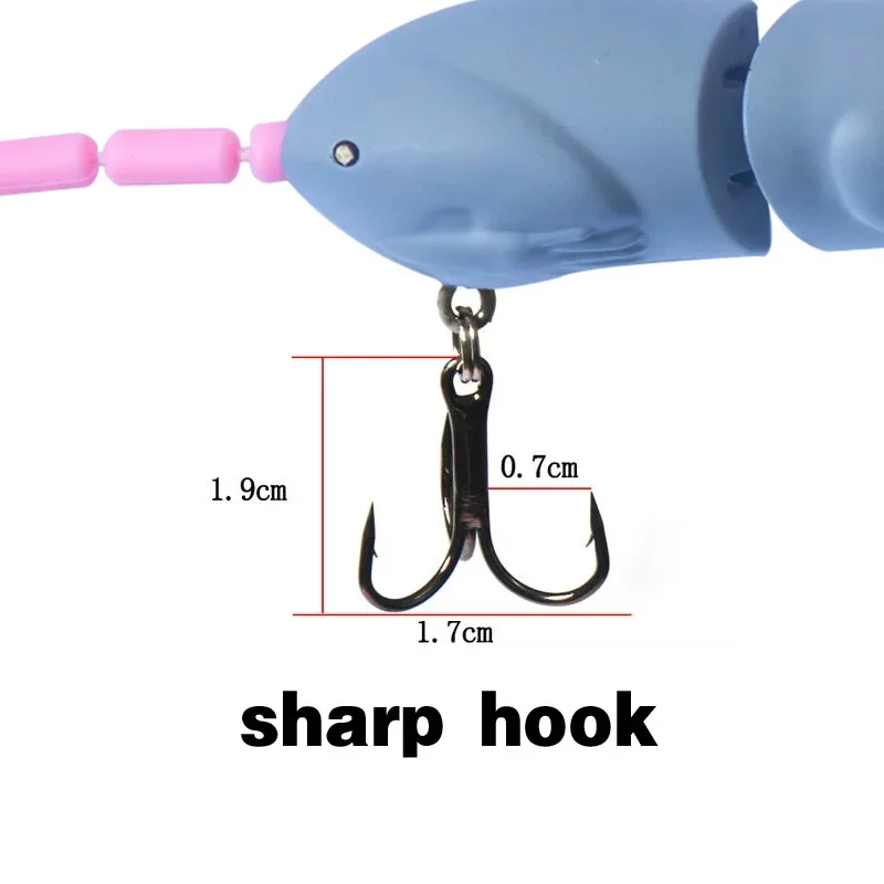 Señuelo Swimbait Ratón para Lucio y Lubina – Flotante de Plástico - imagen 5