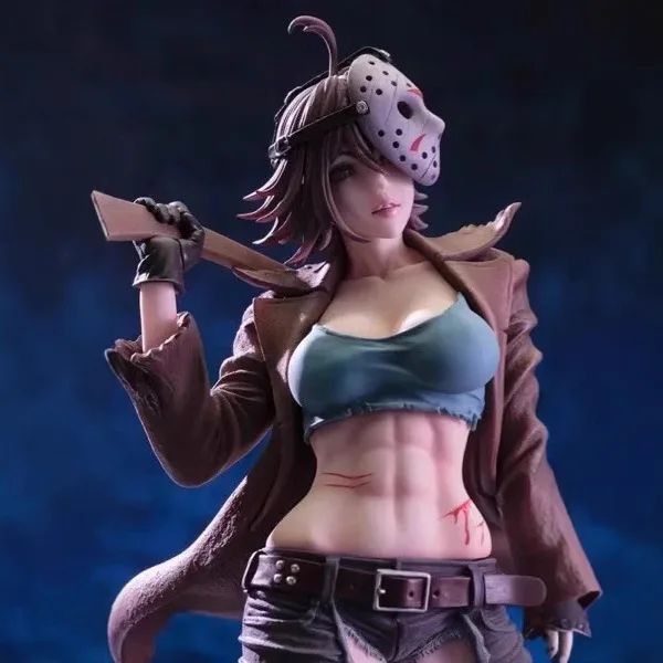 فريدي مقابل جيسون الرعب أنيمي نمط دمية نموذج لجسم الديكور تحصيل الفن التماثيل لمحبي سطح المكتب زخرفة نموذج الهدايا #4