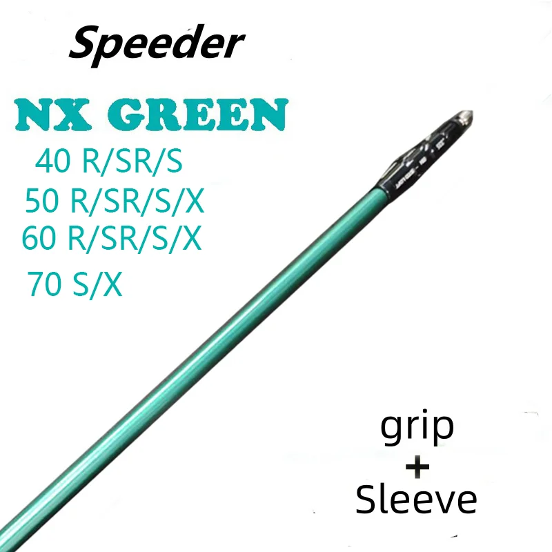 

Golf club shaft NX green 40/50/60/70 S/SR/R/X graphite shaft driver shaft and Fairway wood shaft free assembly sleeve and grip