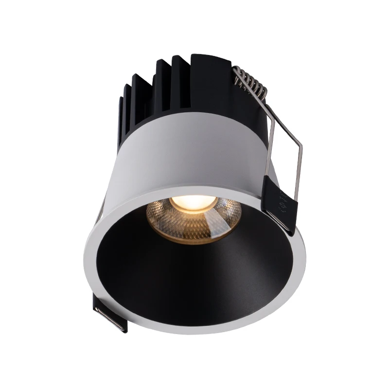 

Aisilan LED Recessed Downlight Black Modern Spotlight Indoor Anti-glare CRI97 Aluminum Ceiling Light for Living Room Bedroom