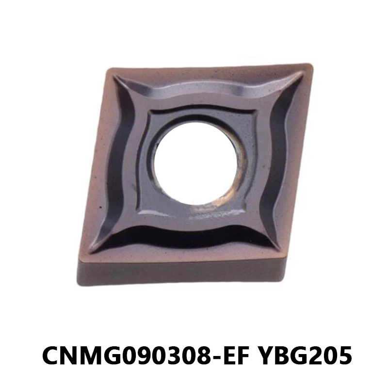 

CNMG 090308 EF CNMG090308-EF YBG205 for Stainless Processing CNC Lathe Cutting Tool External Turning Tool Carbide Inserts