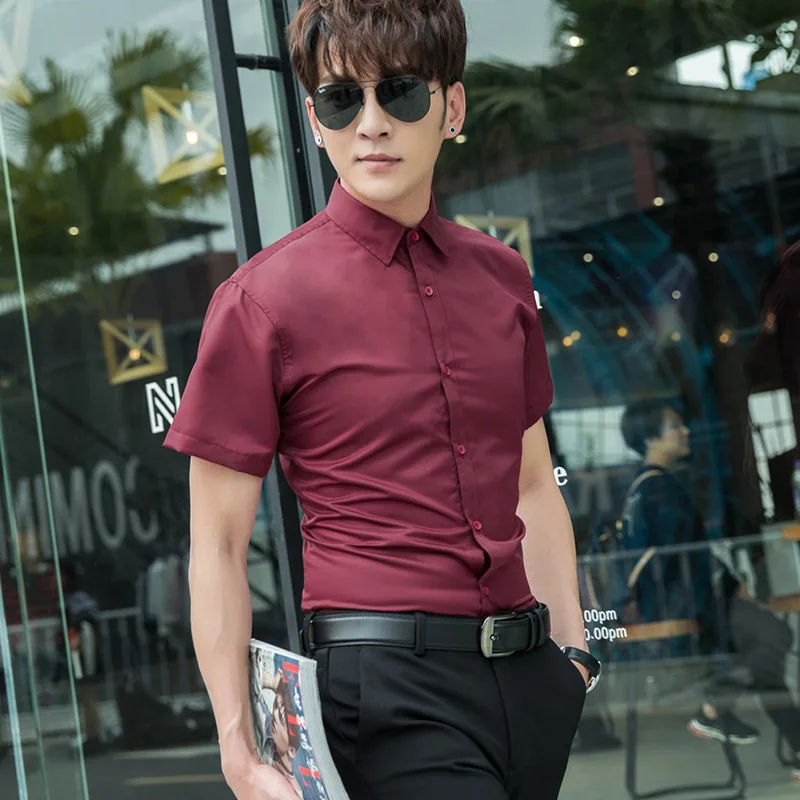 Wholesale Summer Casual Short Sleeve Shirts 2025 New Business Office Blouse Tops