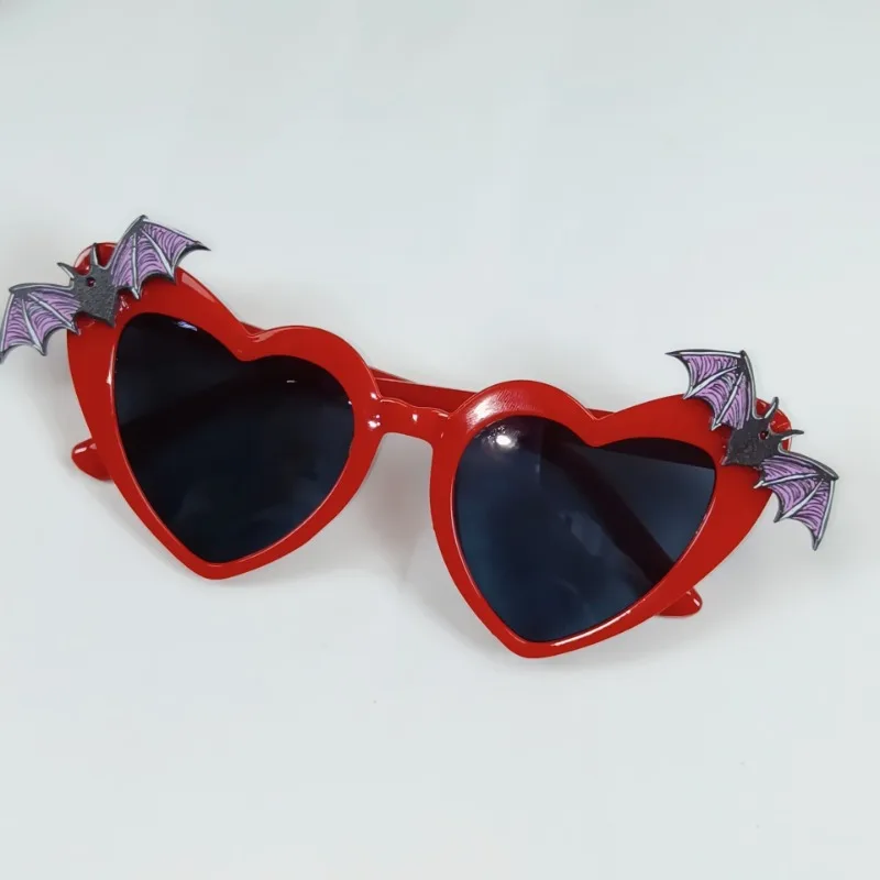 Bat Sunglasses Spooky Gothic Halloween decoration cosplay Costume Accessories happy Halloween eve party fall Goth birthday Gift