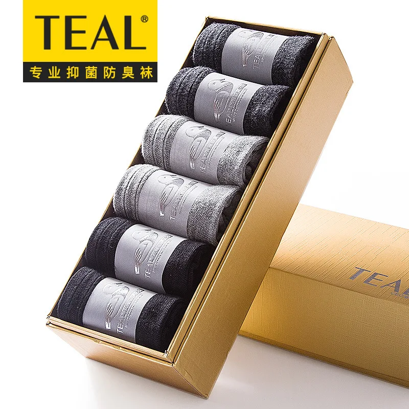 

Антибактериальные и устойчивые к запаху носки в штучной упаковке, деловые повседневные универсальные короткие хлопковые носки, новинка 2025 года, новый стиль Four Seasons